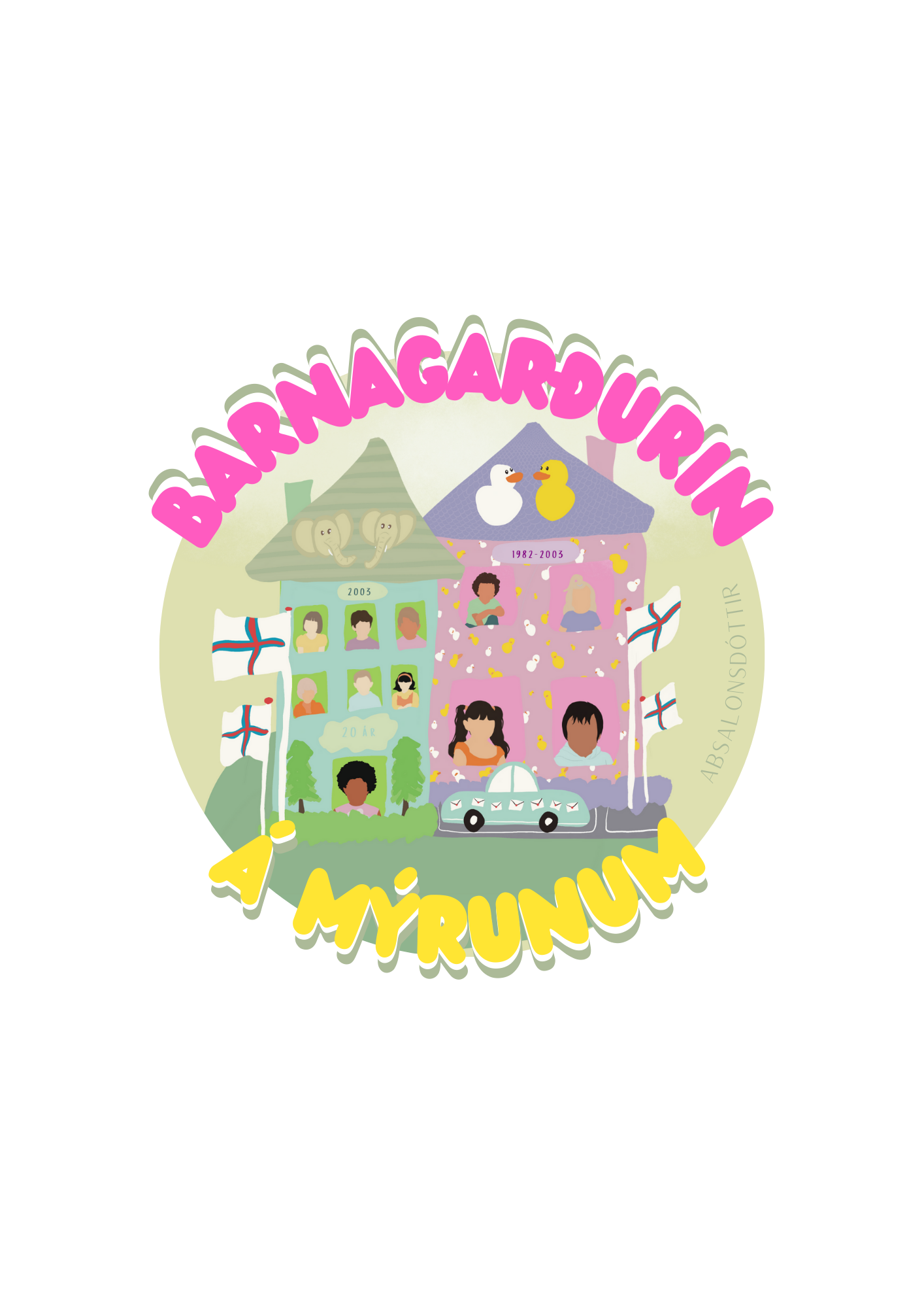 STARVSFÓLK (print) - Barnagarðurin á Mýrunum