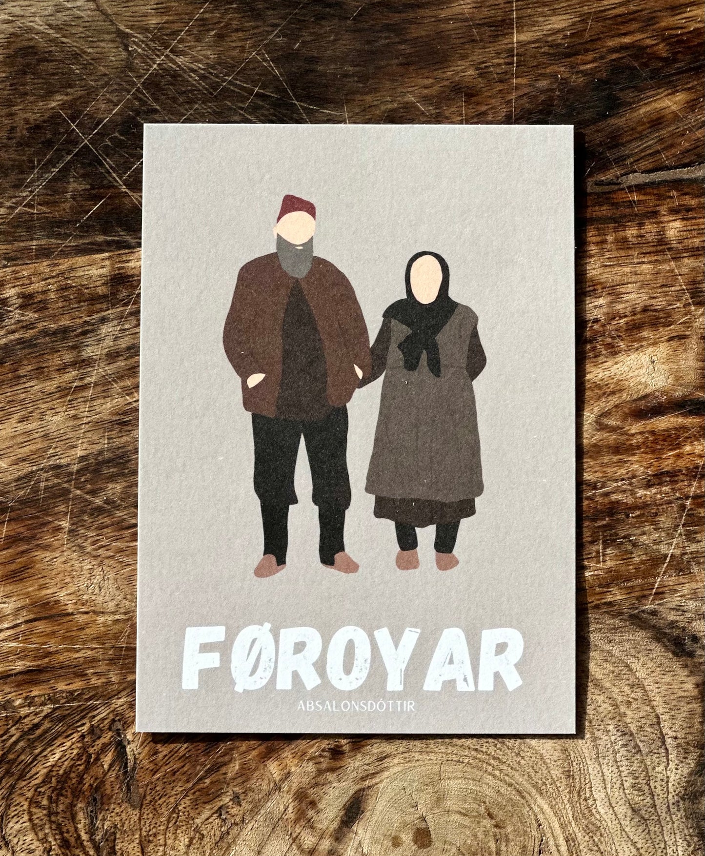 Postkort - Eitt eldri par