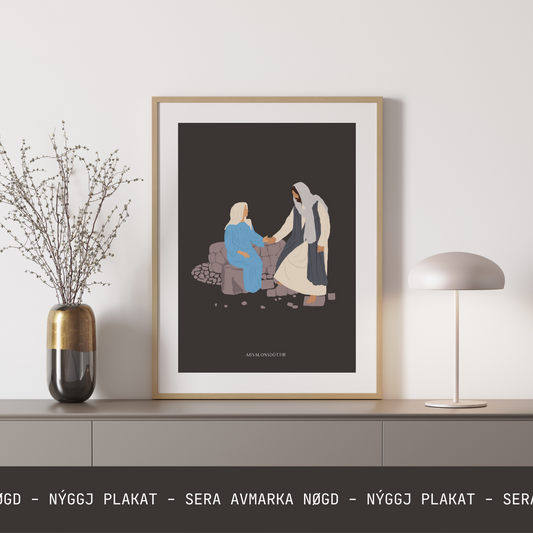 Jesus og konan við brunnin