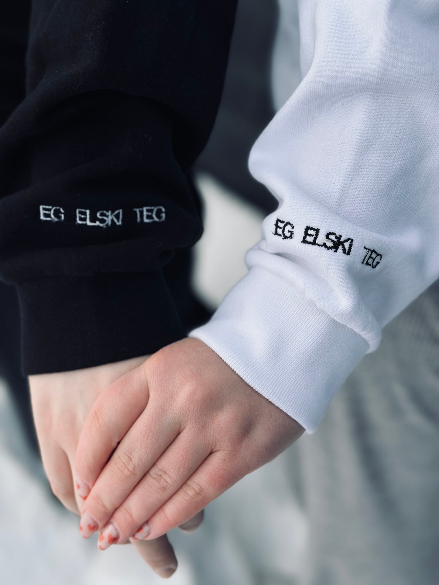 Eg elski teg - Valentine Sweatshirt