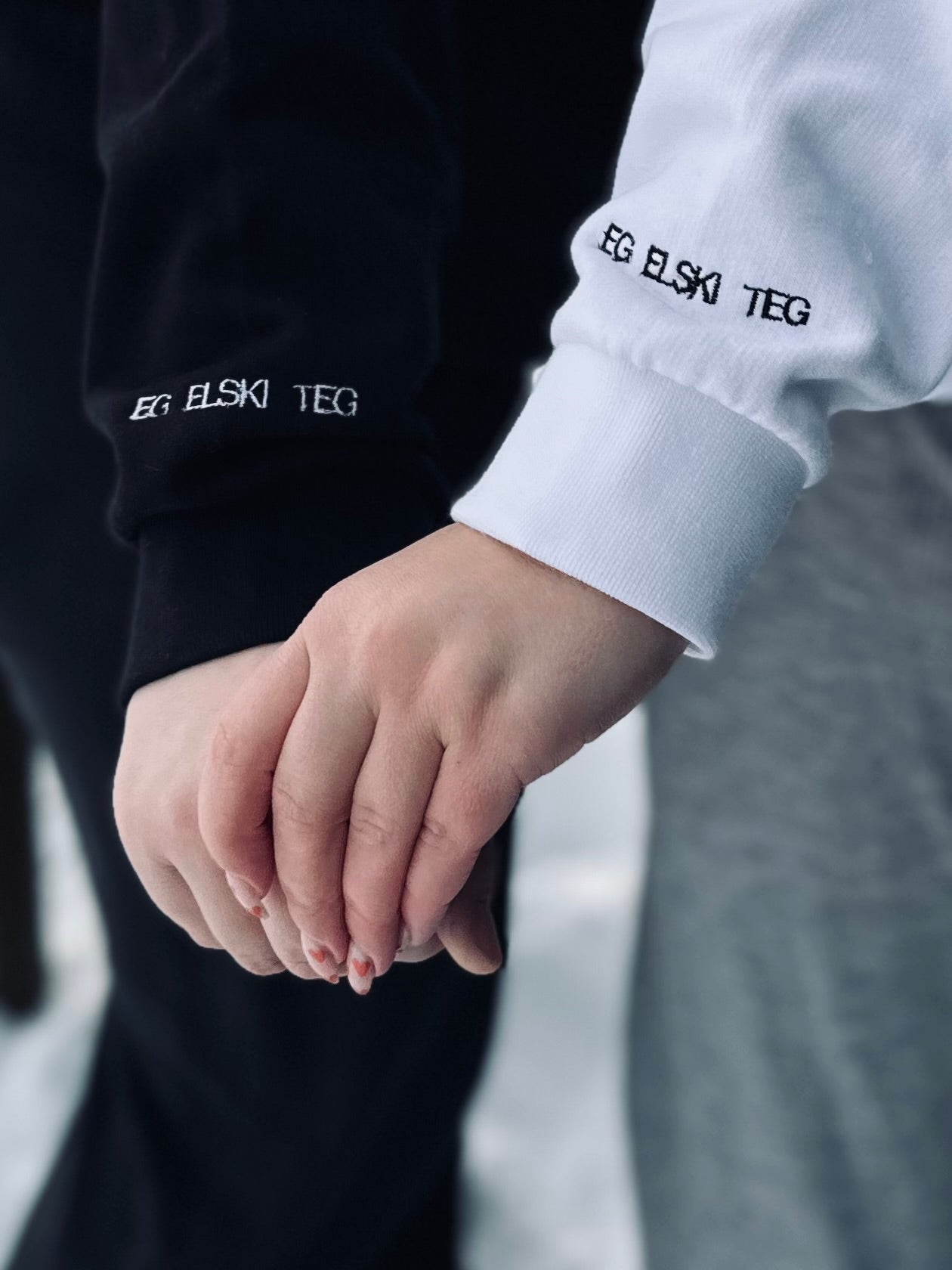 Eg elski teg - Valentine Sweatshirt